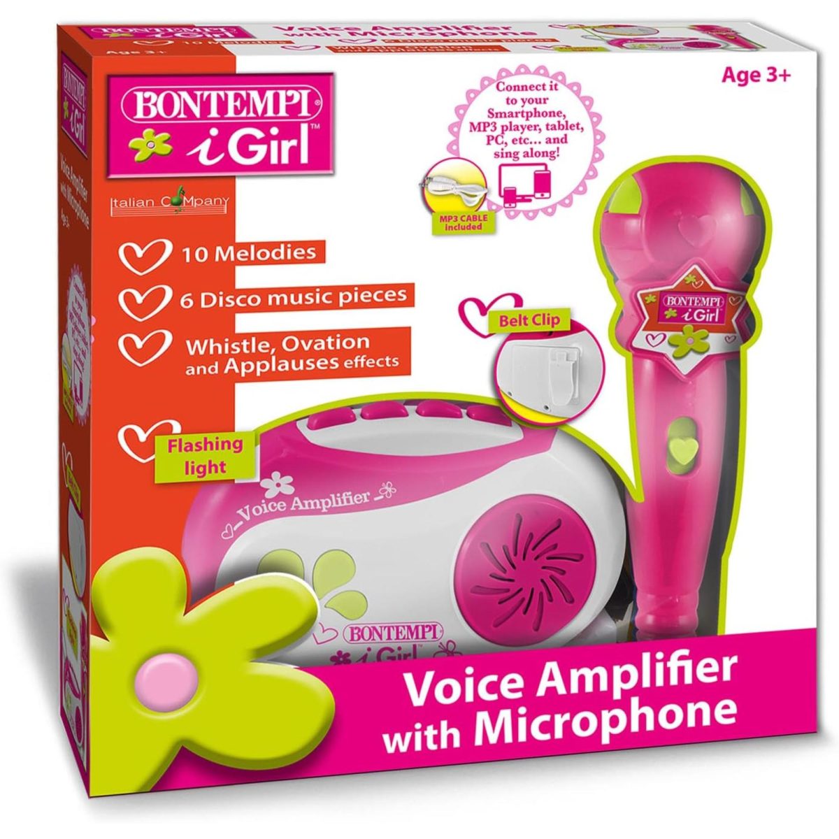 Zvučnik s mikrofonom, MP3 – BONTEMPI
