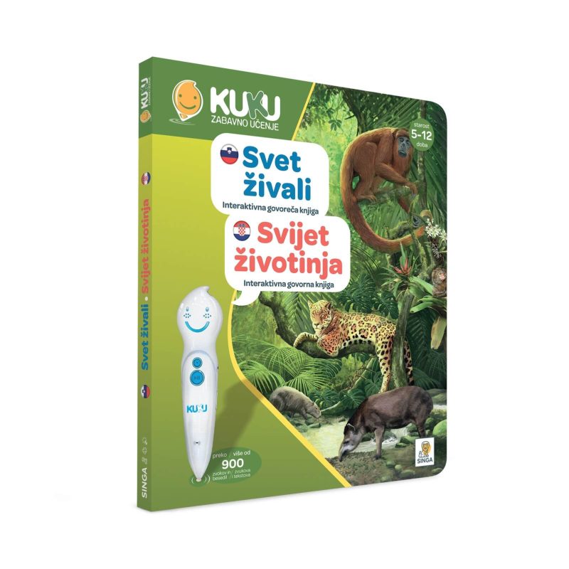 Interaktivna knjiga Kuku - Svijet životinja (bez olovke)
