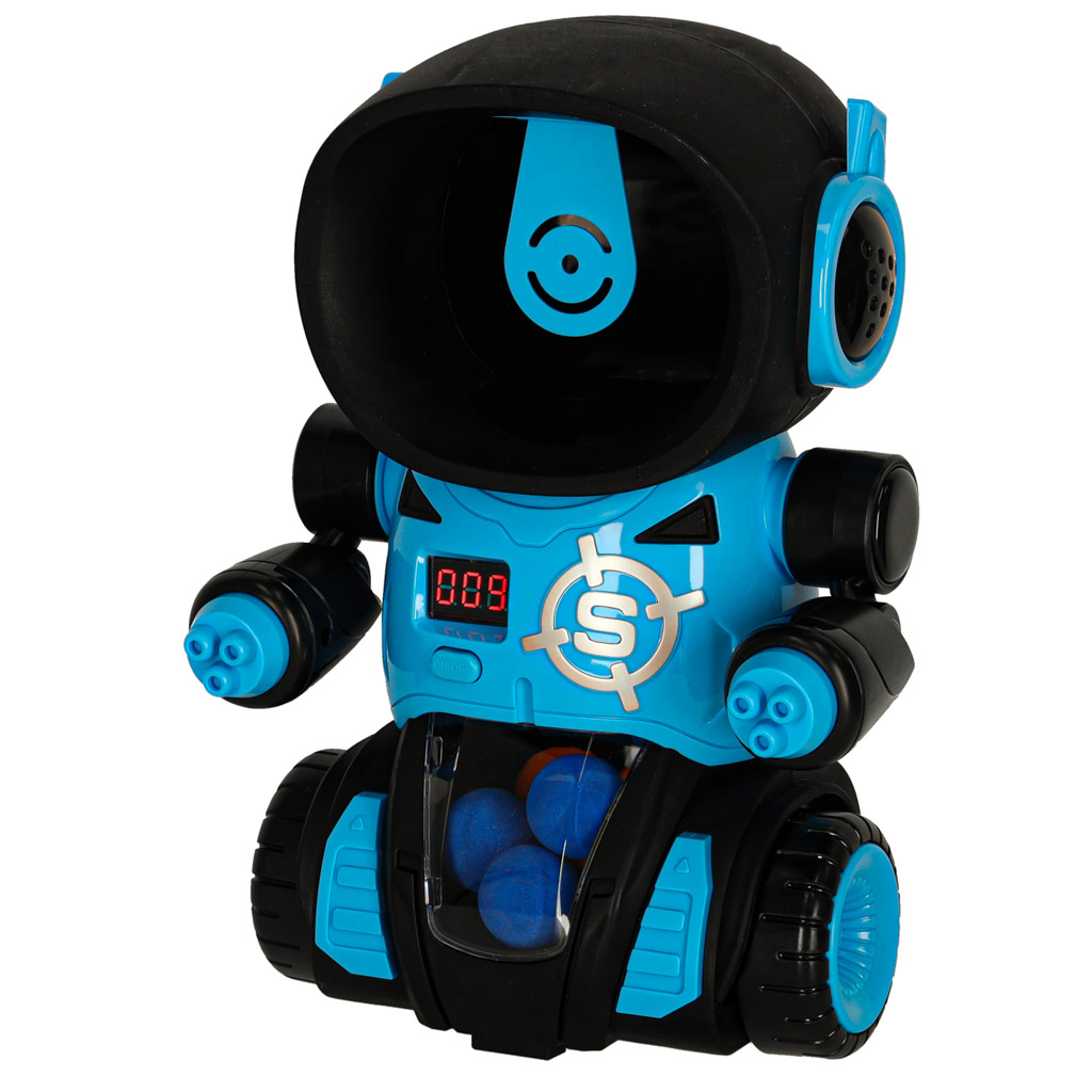 Gladni robot mete pucanje arkadna igra set pištolj + loptice