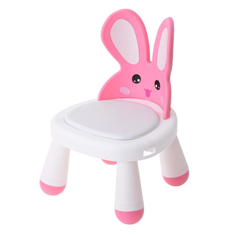 Hranilica i stol za igru rozi