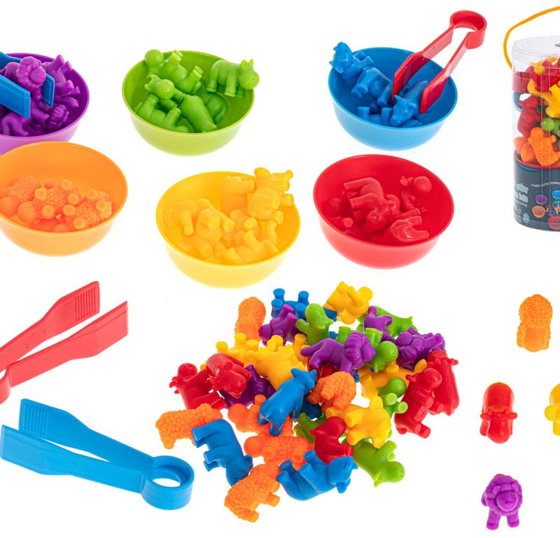 SAFARI ŽIVOTINJE UČE BROJATI MONTESSORI 36EL.