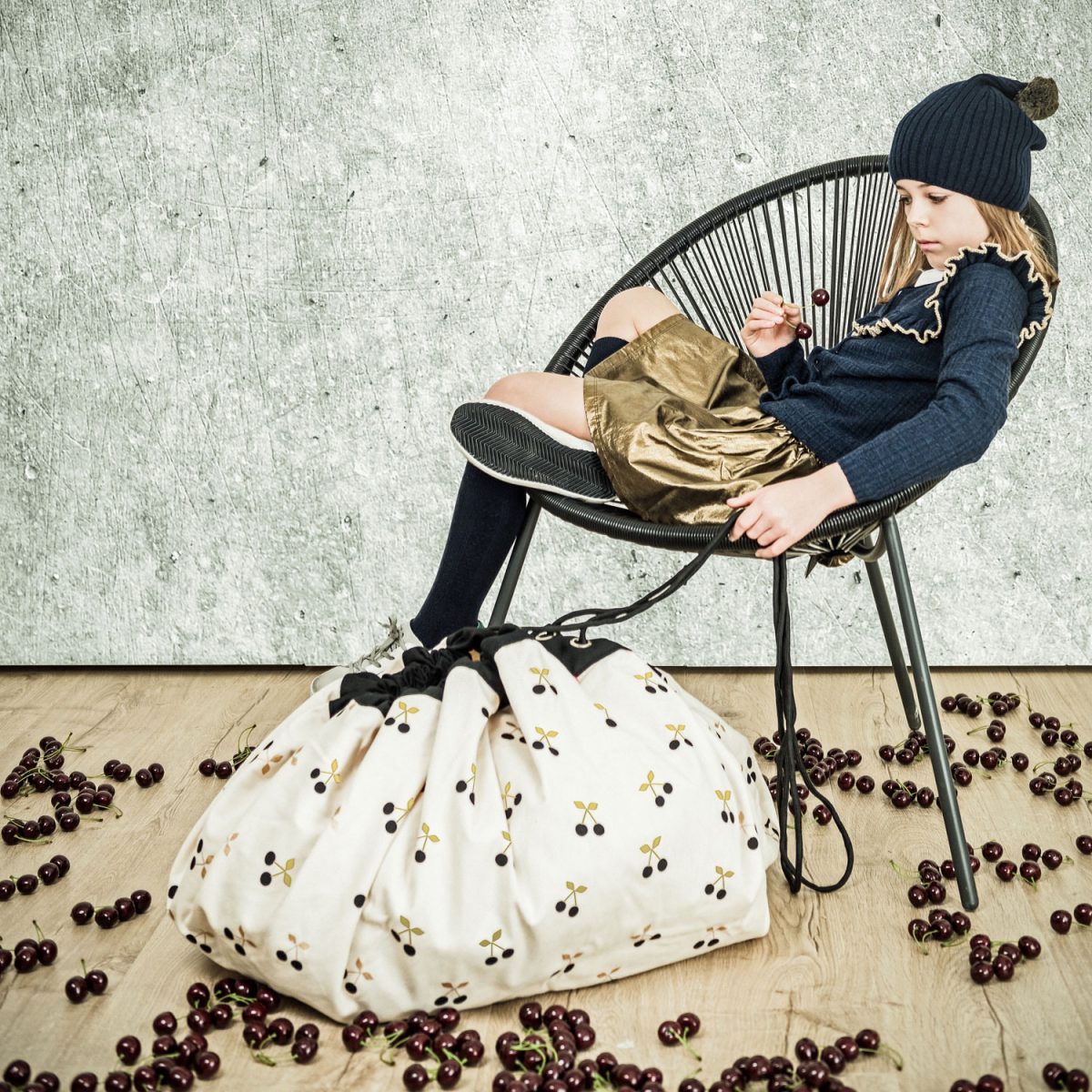 Play&Go 2u1 vreća i podloga za igru-Golden Cherry