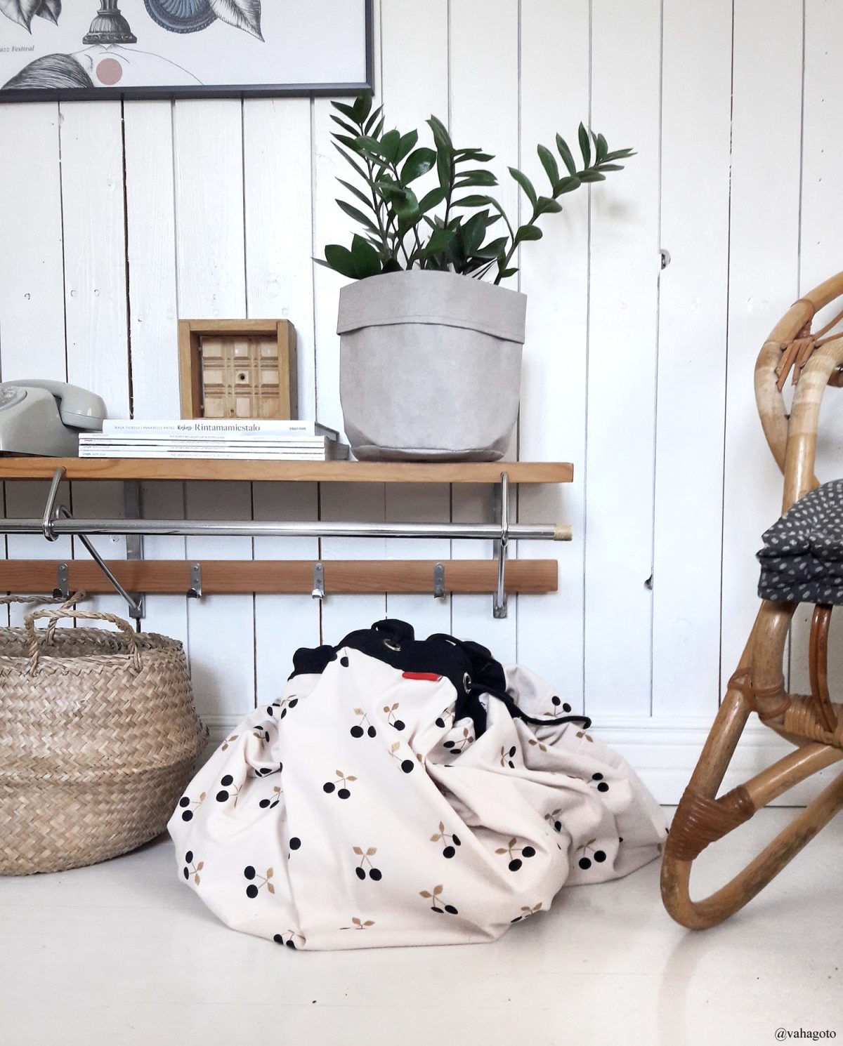 Play&Go 2u1 vreća i podloga za igru-Golden Cherry