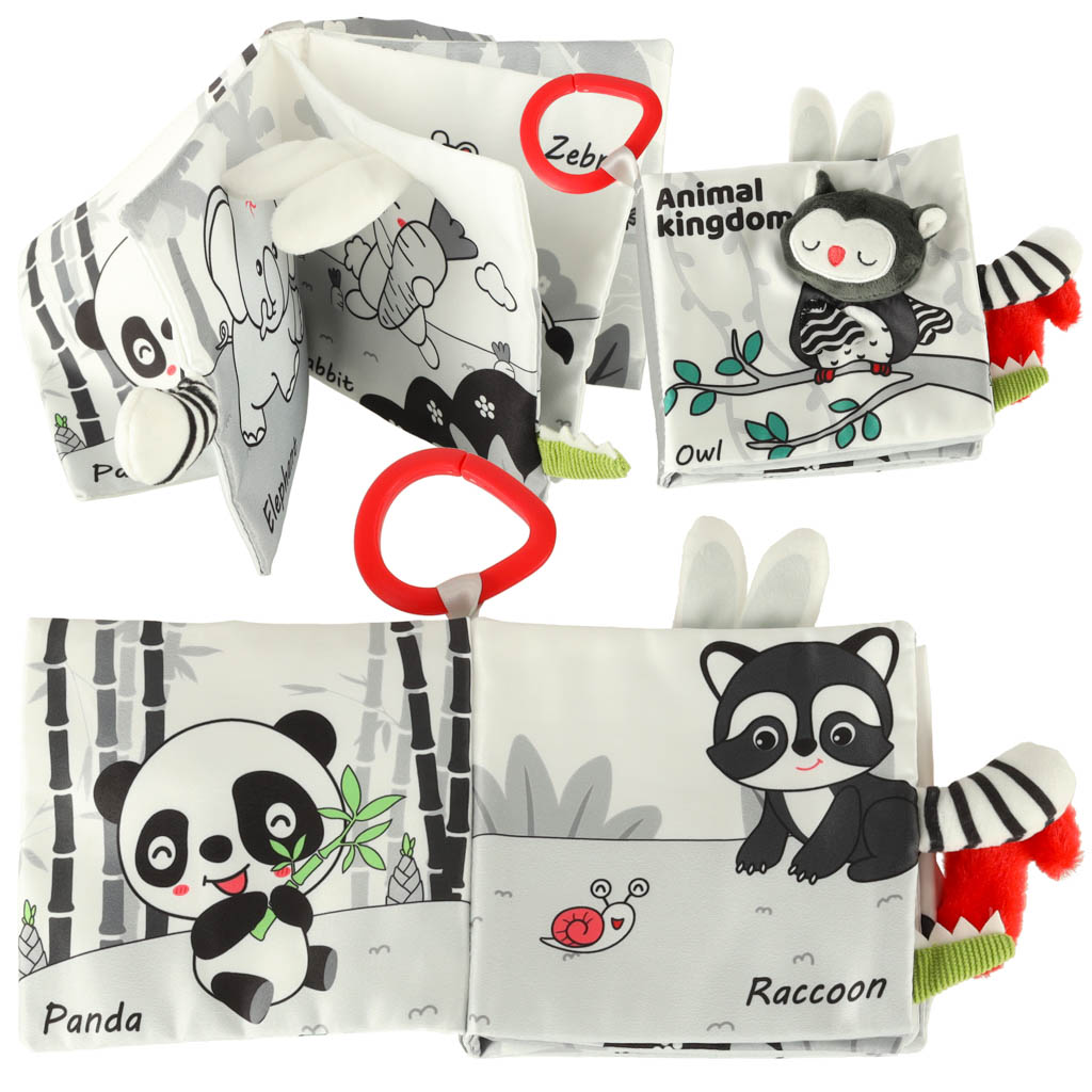 Senzorna knjiga meki životinjski repovi sova