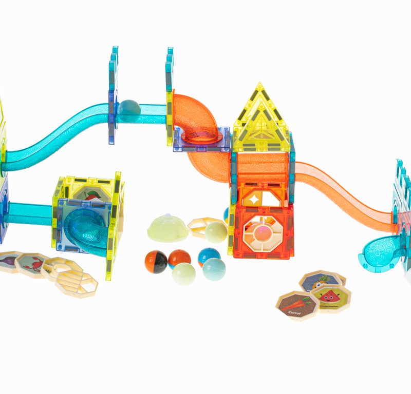 Magnetni blokovi - kugla - staza svijetleća 75 elemenata