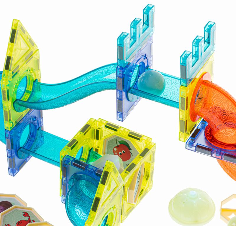 Magnetni blokovi - kugla - staza svijetleća 75 elemenata