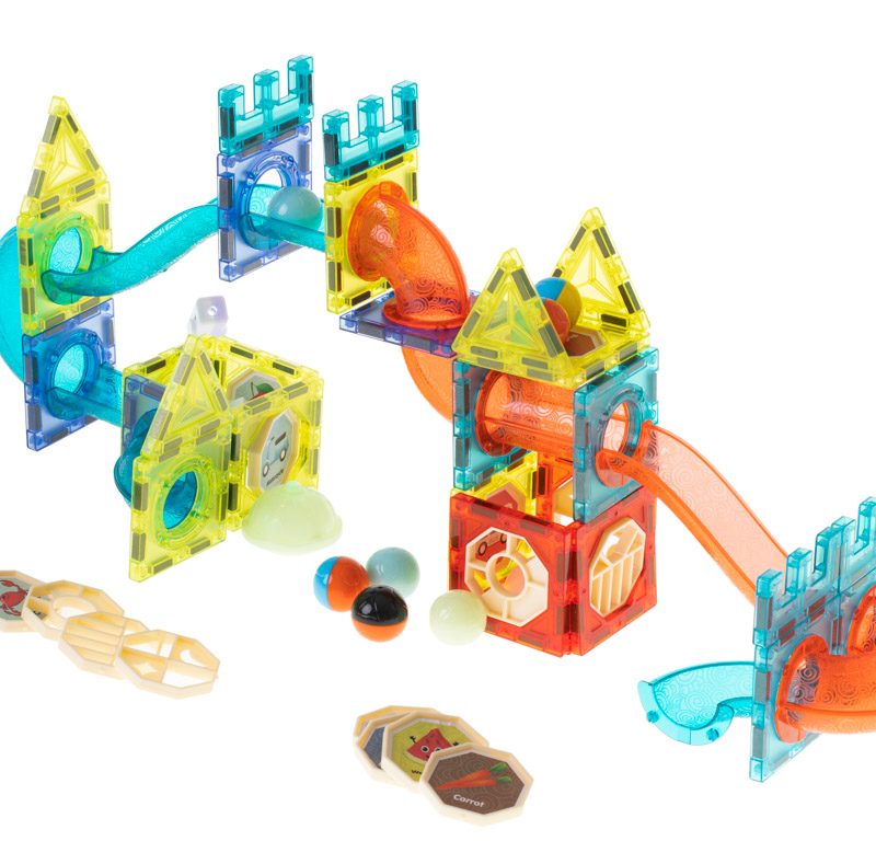 Magnetni blokovi - kugla - staza svijetleća 75 elemenata