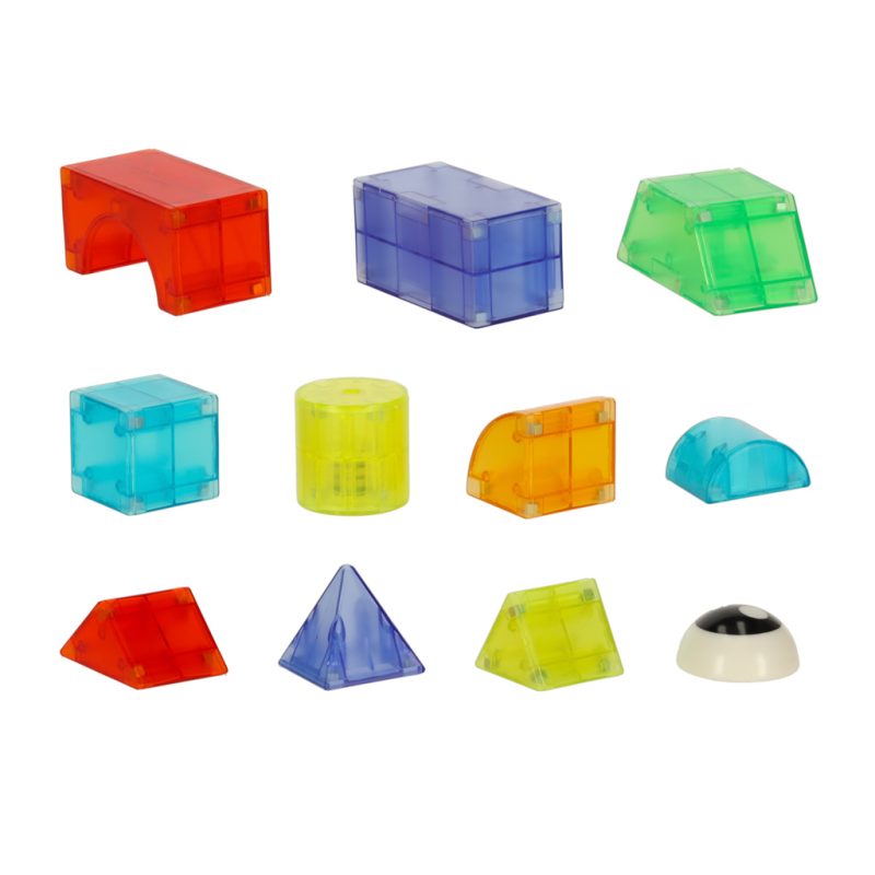 Svjetleći magnetni 3D blokovi 34 elementa