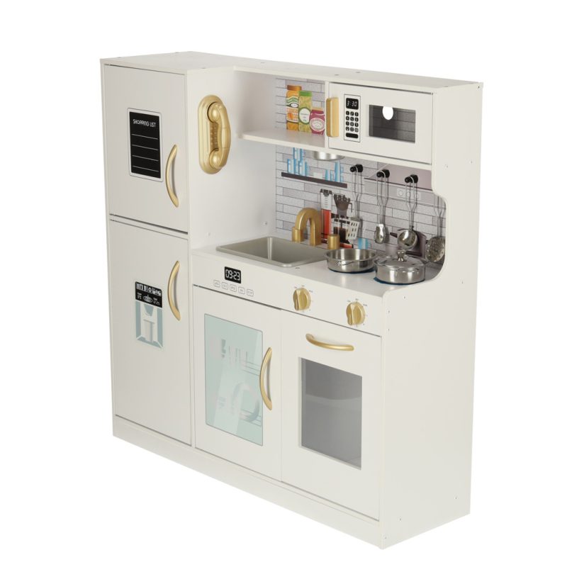 Wooden-kitchen-for-children-with-refrigerator-139667 Drvena kuhinja za djecu s hladnjakom