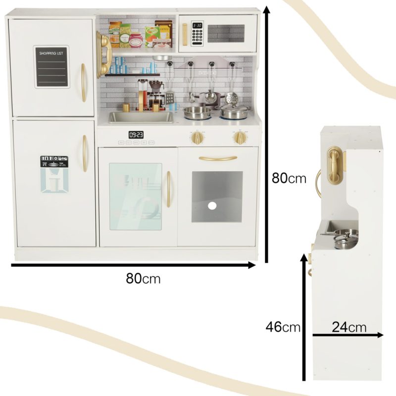 Wooden-kitchen-for-children-with-refrigerator-139670 Drvena kuhinja za djecu s hladnjakom