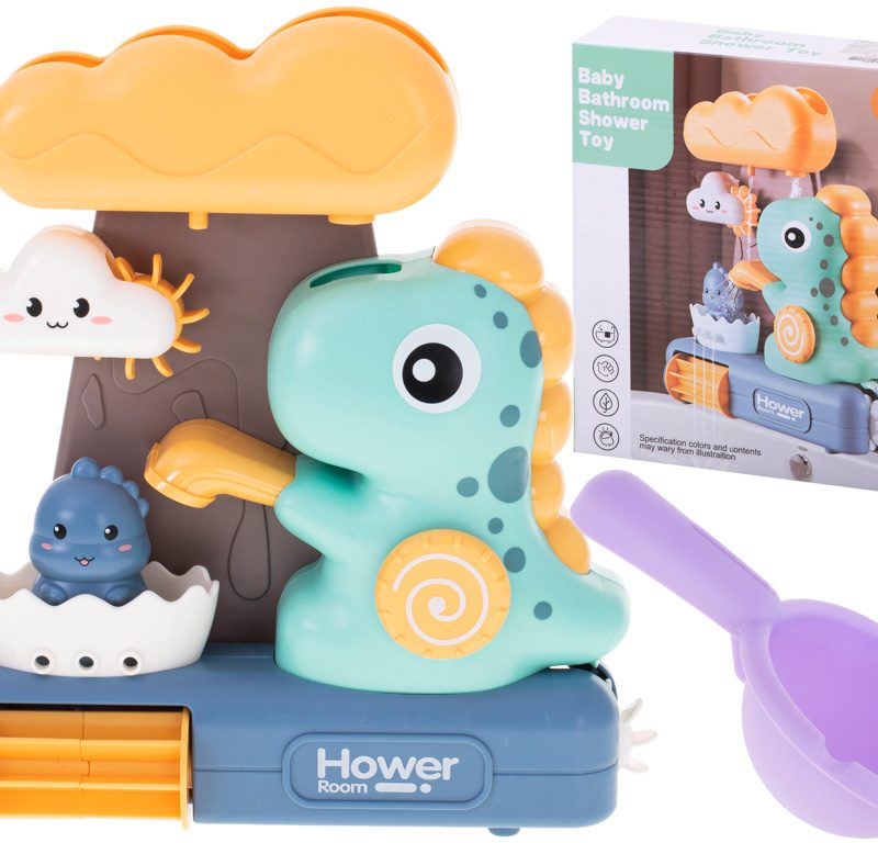 Tuš igračka za kupanje s kolutom dinosaura