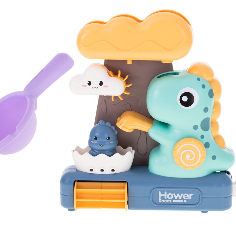 Tuš igračka za kupanje s kolutom dinosaura
