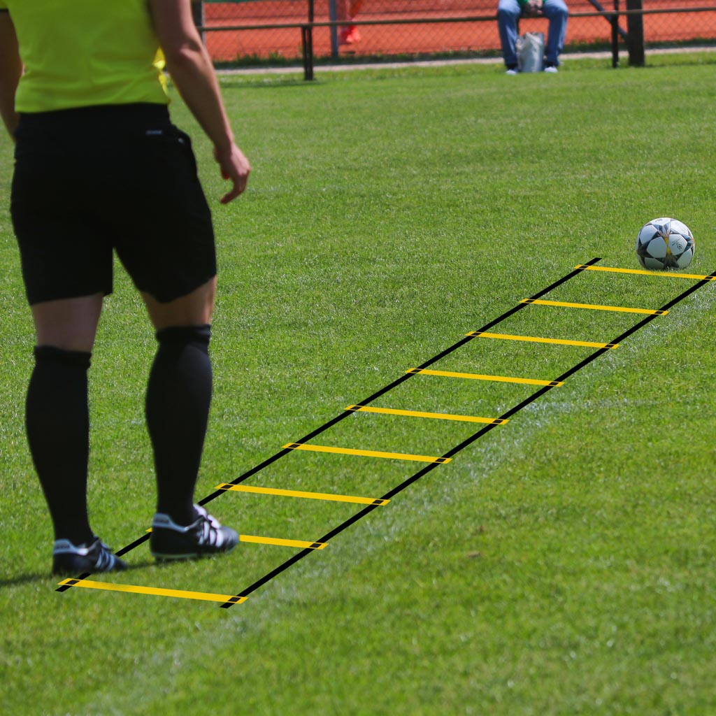 Ljestve za gimnastičke vježbe žute