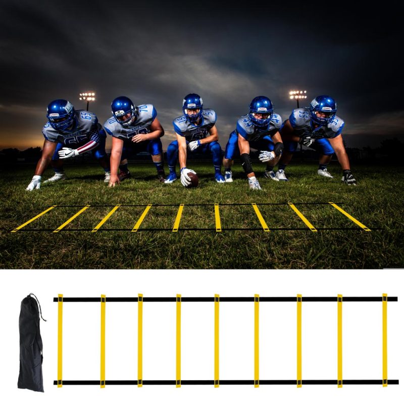 Ljestve za gimnastičke vježbe žute