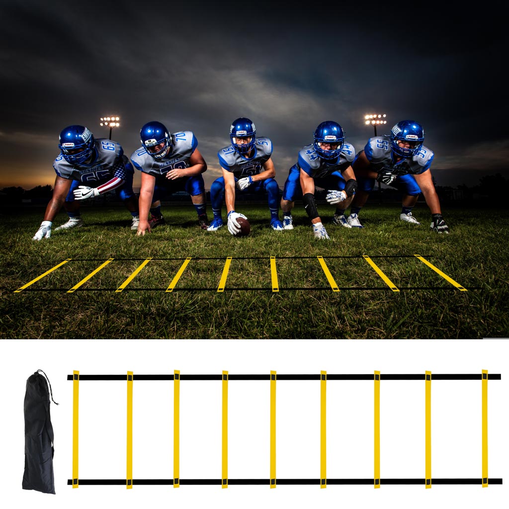 Ljestve za gimnastičke vježbe žute