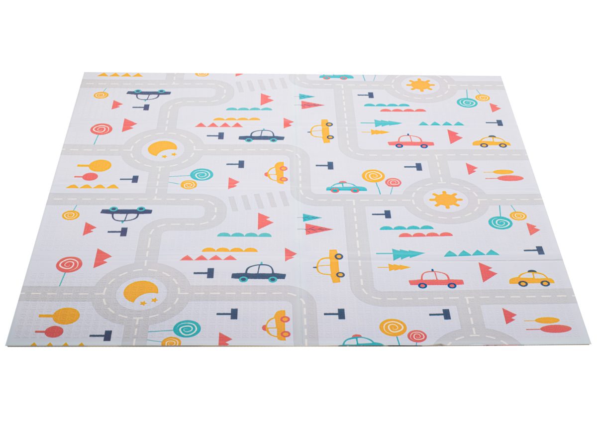Edukativna prostirka za djecu cesta/šuma 177x158x0,8cm