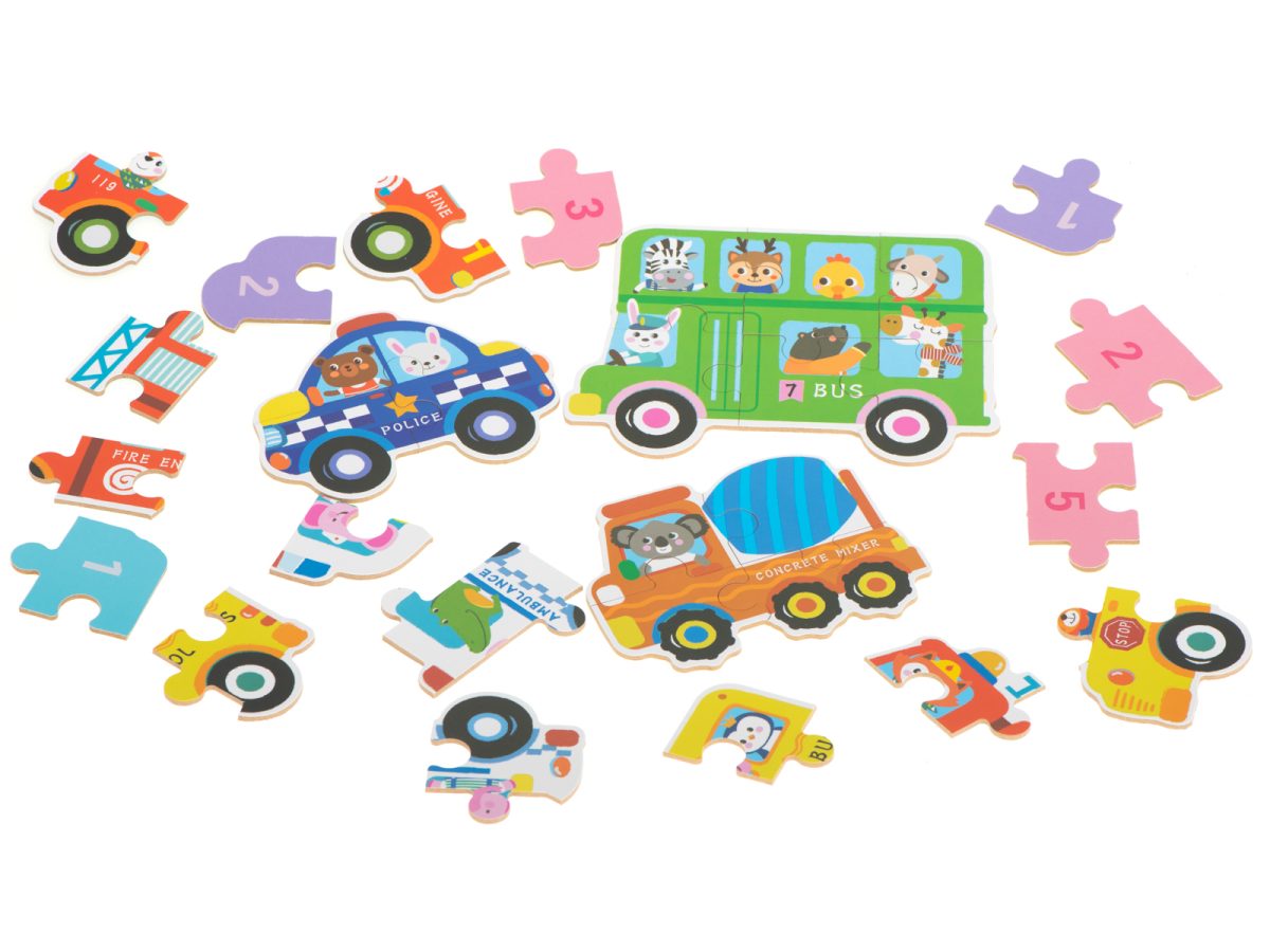 Puzzle u metalnoj kutiji vozila 30 kom