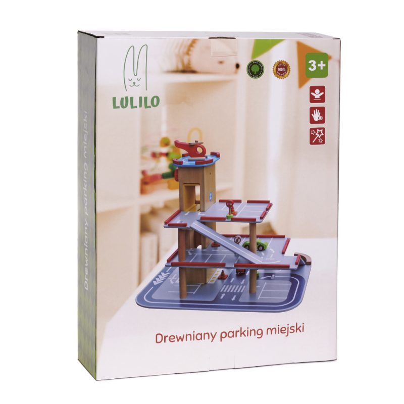 KX5853 LULILO parking drewniany BENINO piętrowy garaż miejski LULILO drveno parkiralište BENINO dvokatna urbana garaža