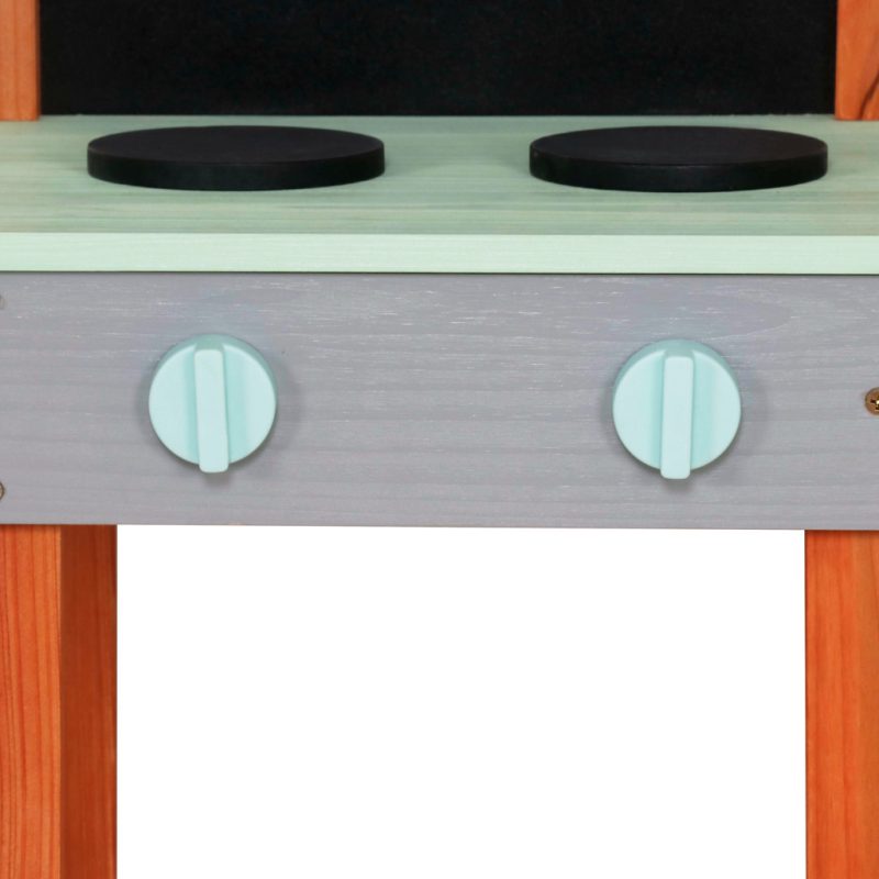 Vanjska kuhinja drveni vrt na kotačima dodaci vanjska slavina Lulilo Sableto 116 cm