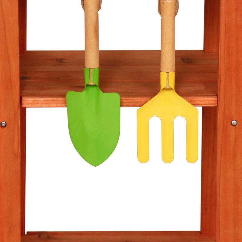 Vanjska kuhinja drveni vrt na kotačima dodaci vanjska slavina Lulilo Sableto 116 cm