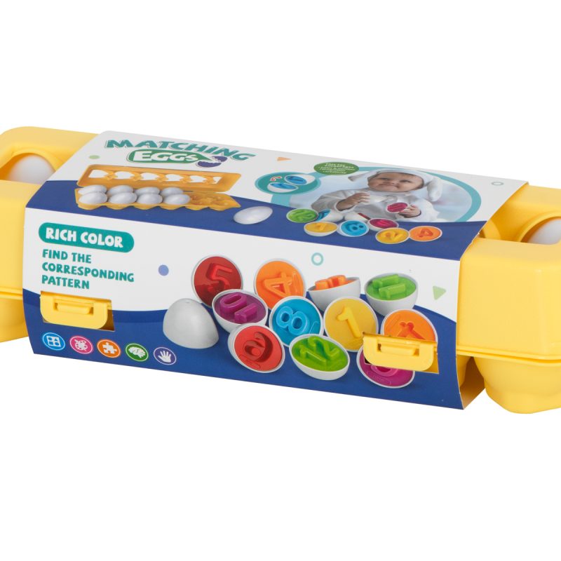 Edukativna jaja puzzle sorter brojevi 12 kom