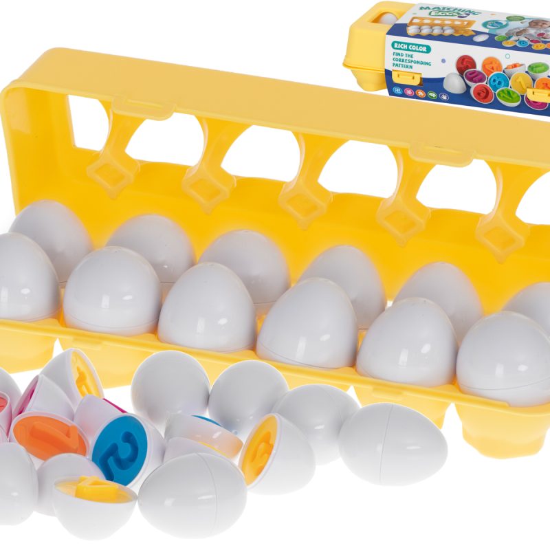 Edukativna jaja puzzle sorter brojevi 12 kom