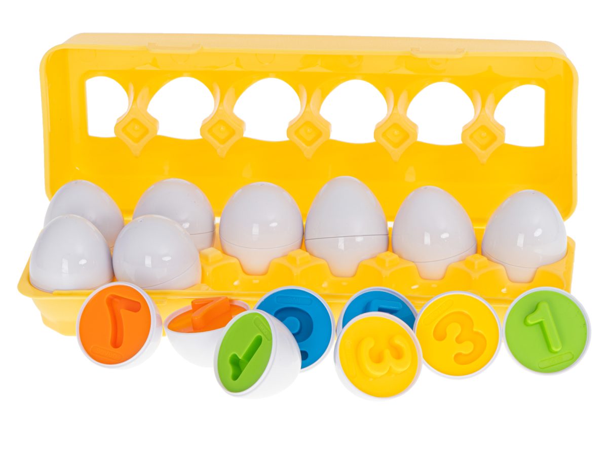 Edukativna jaja puzzle sorter brojevi 12 kom