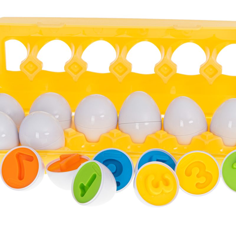 Edukativna jaja puzzle sorter brojevi 12 kom