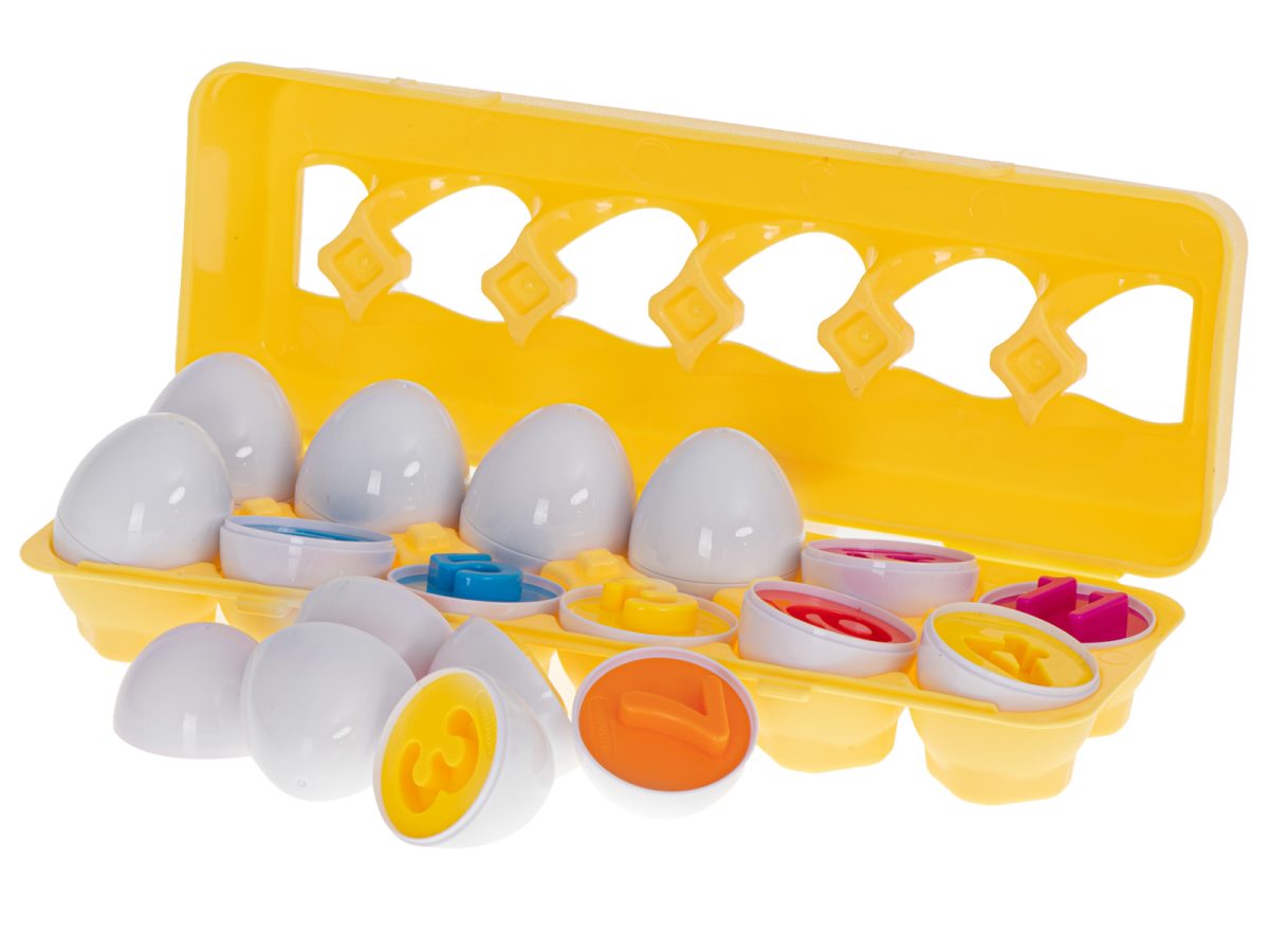 Edukativna jaja puzzle sorter brojevi 12 kom