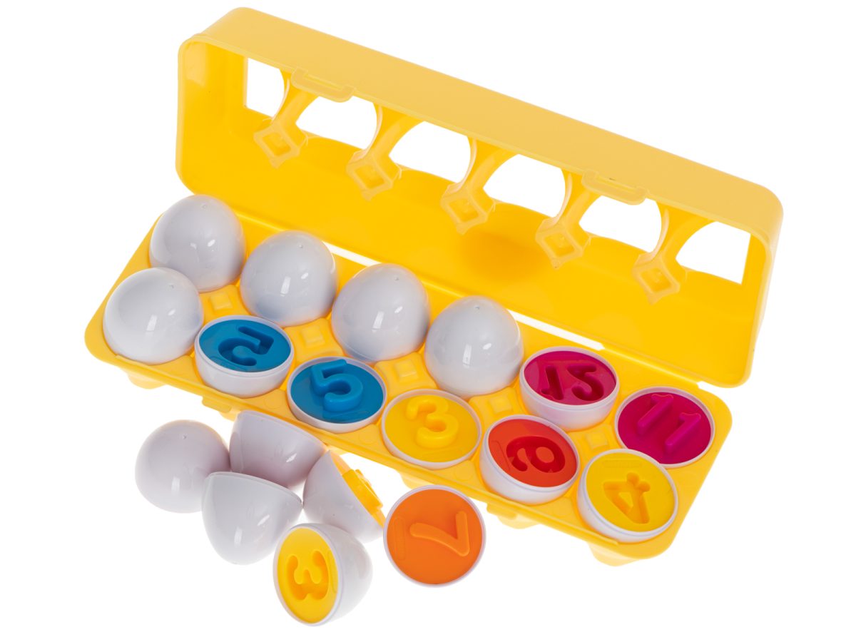 Edukativna jaja puzzle sorter brojevi 12 kom