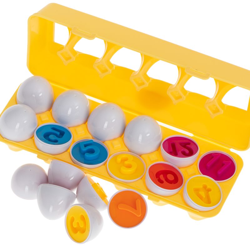 Edukativna jaja puzzle sorter brojevi 12 kom