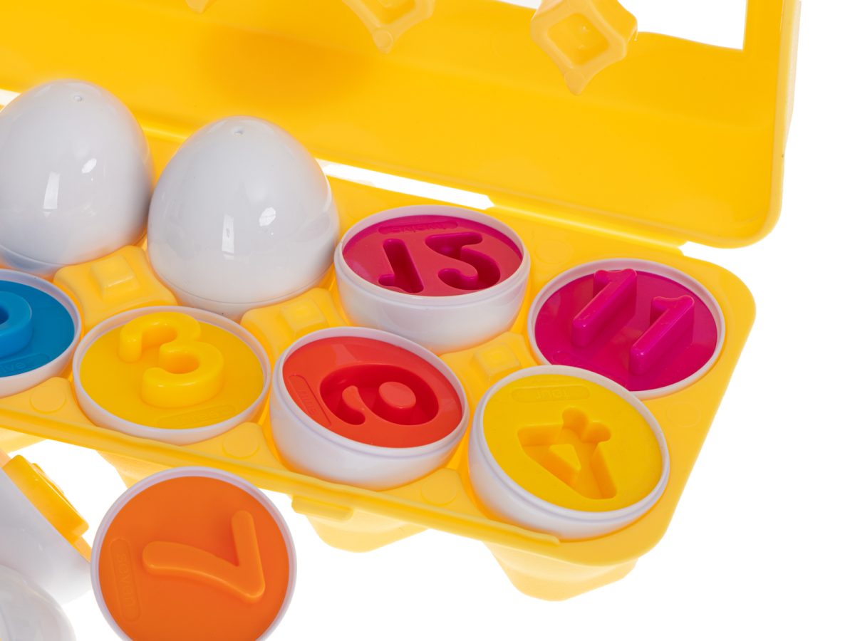 Edukativna jaja puzzle sorter brojevi 12 kom