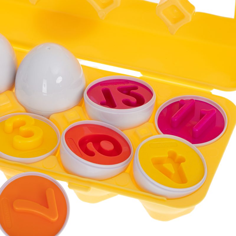 Edukativna jaja puzzle sorter brojevi 12 kom