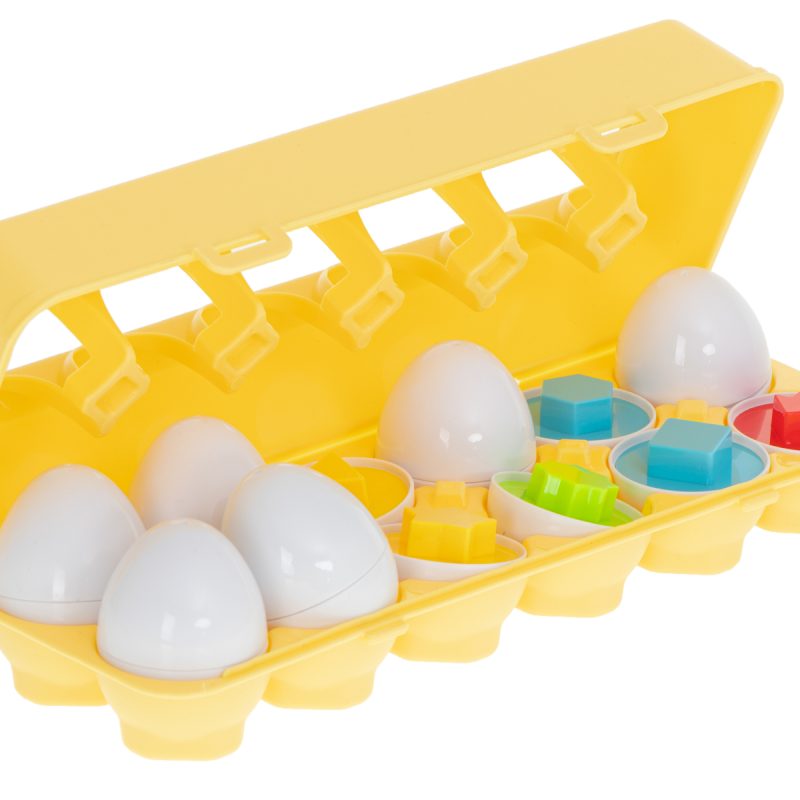 Edukativna jaja puzzle sorter oblici 12 kom