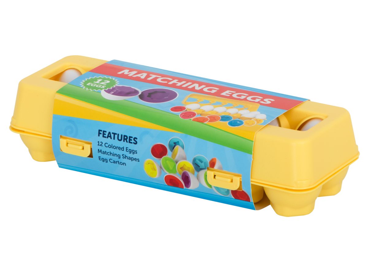 Edukativna jaja puzzle sorter oblici 12 kom