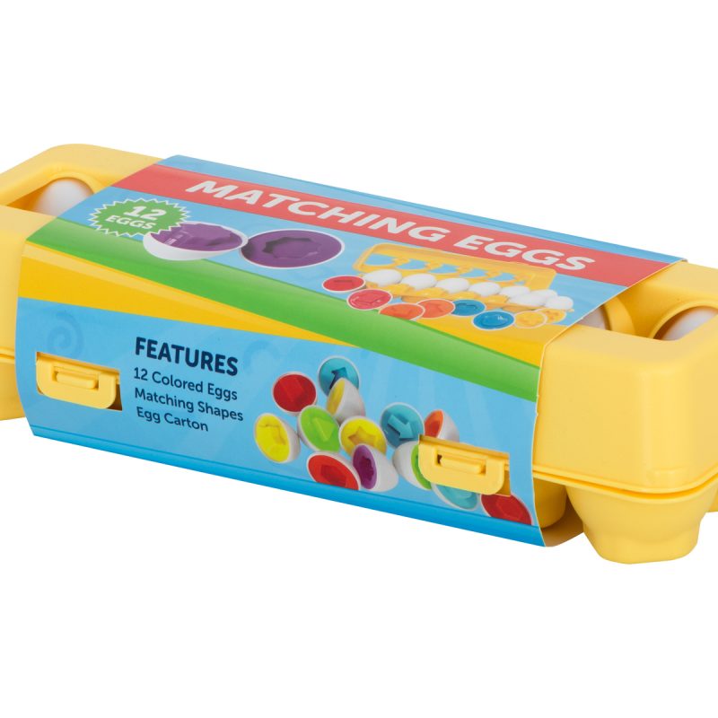 Edukativna jaja puzzle sorter oblici 12 kom