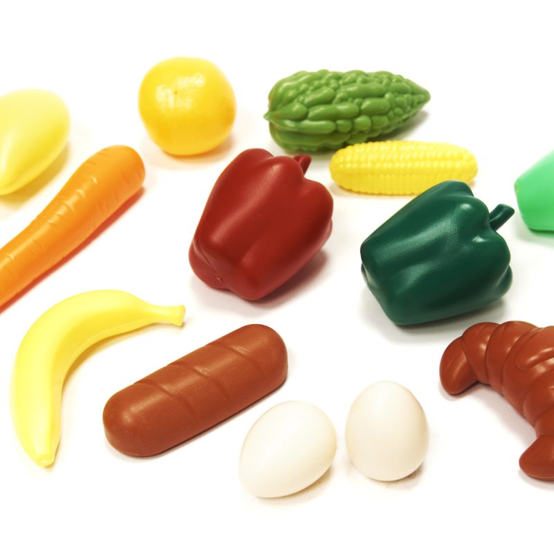 Blagajna i supermarket + kolica za shopping