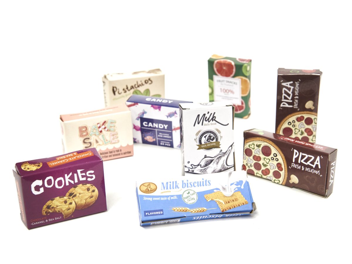 Blagajna i supermarket + kolica za shopping