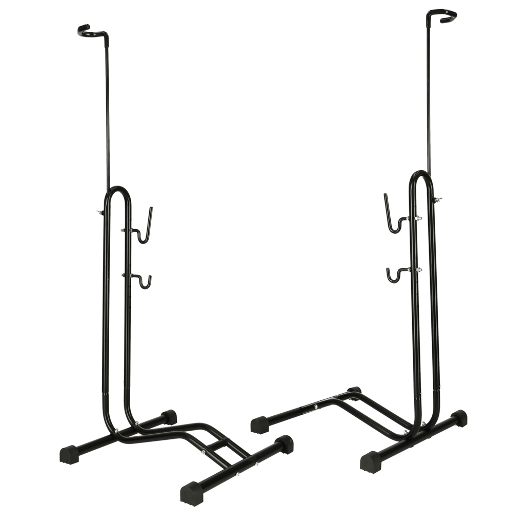 Bicycle-stand-single-high-strong-metal-black-143136 Stalak za bicikle RALLEX za bicikl, samostojeći, metalni, crni