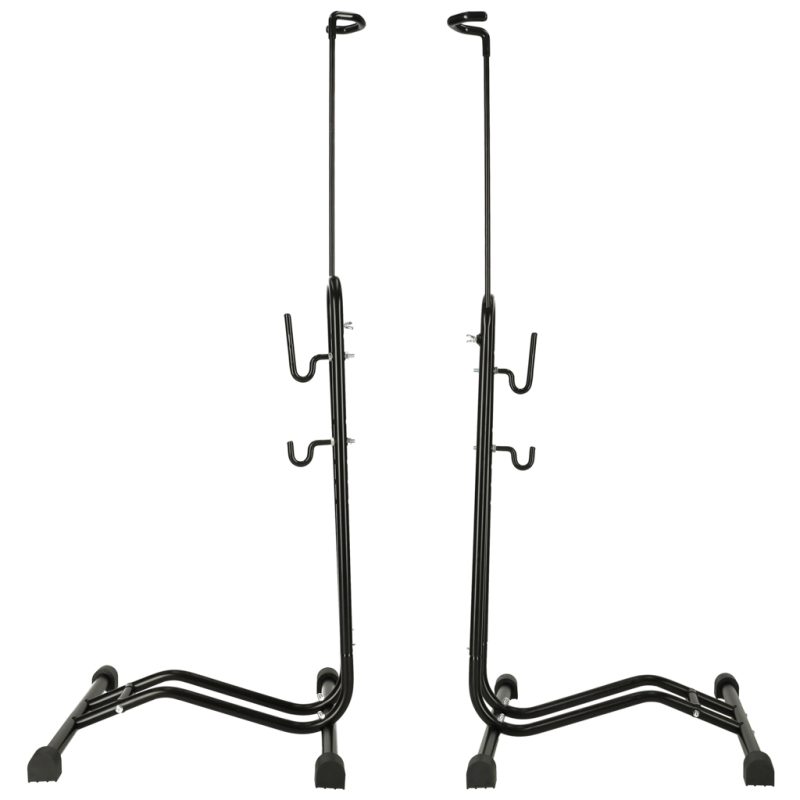 Bicycle-stand-single-high-strong-metal-black-143137 Stalak za bicikle RALLEX za bicikl, samostojeći, metalni, crni