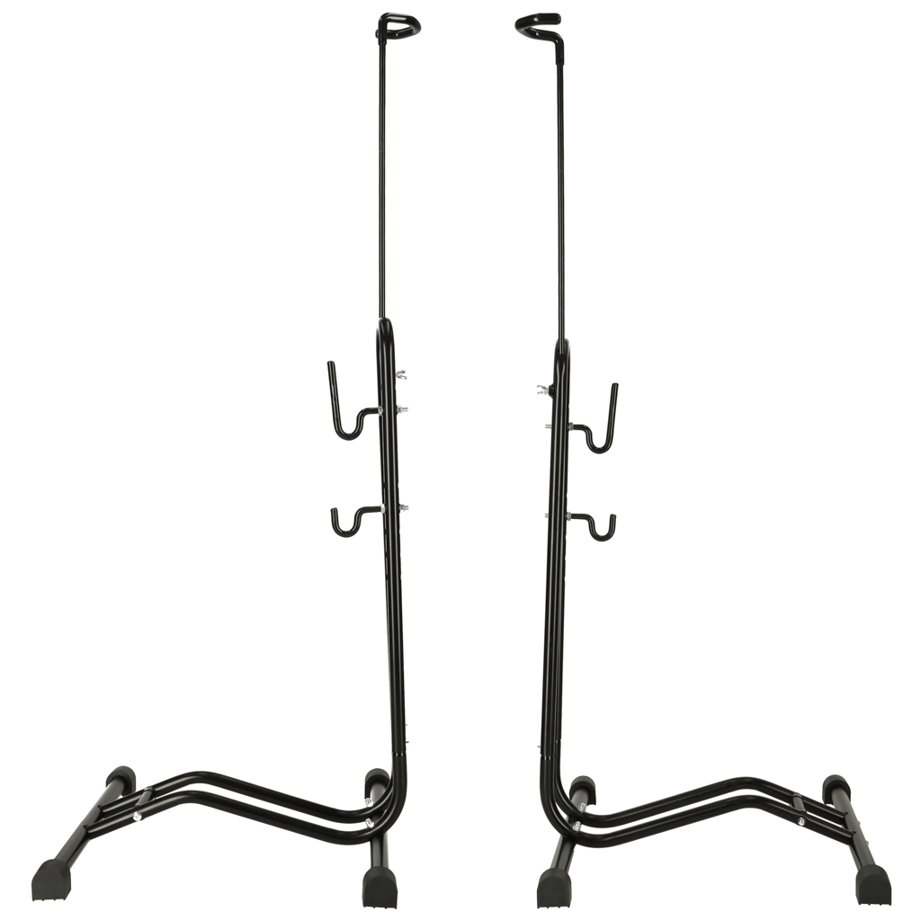 Bicycle-stand-single-high-strong-metal-black-143137 Stalak za bicikle RALLEX za bicikl, samostojeći, metalni, crni