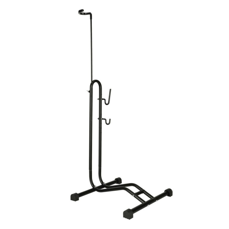Bike-rack-stand-black-metal-steel-bicycle-strong-157588 Stalak za bicikle RALLEX za bicikl, samostojeći, metalni, crni