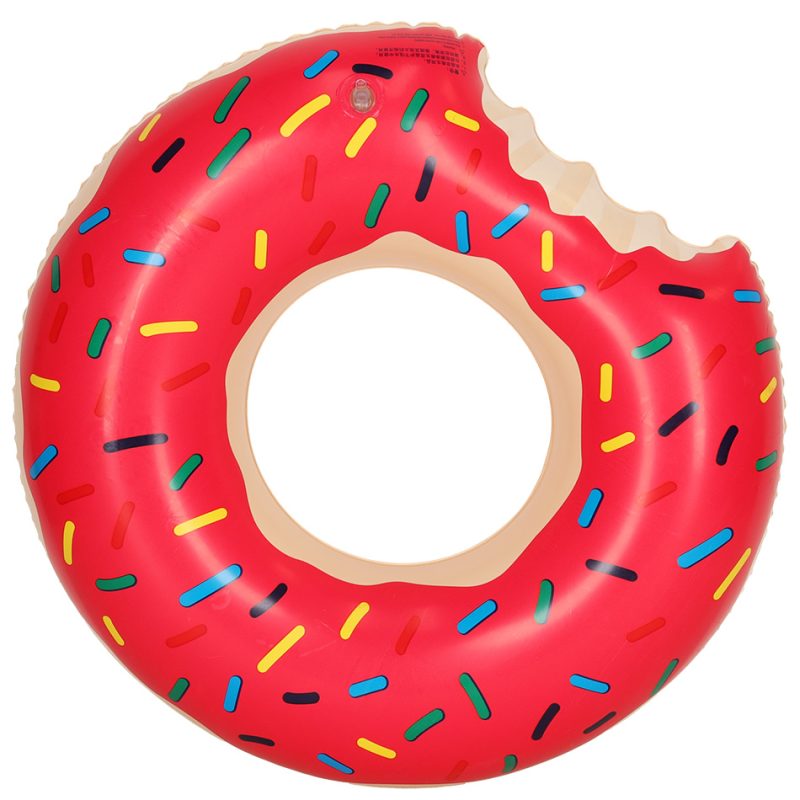 Kolut za plivanje na napuhavanje za djecu 50cm roza donut