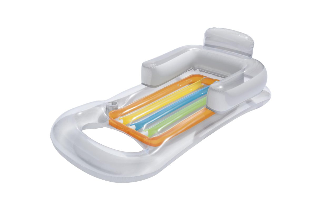 BESTWAY 43028 Ležaljka na napuhavanje, madrac, siva