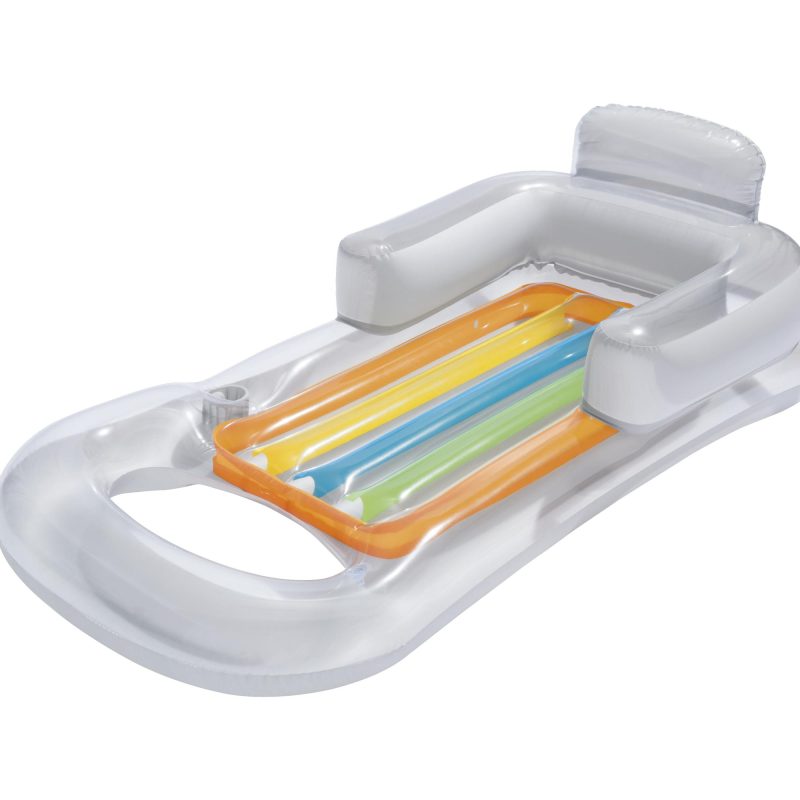 BESTWAY 43028 Ležaljka na napuhavanje, madrac, siva