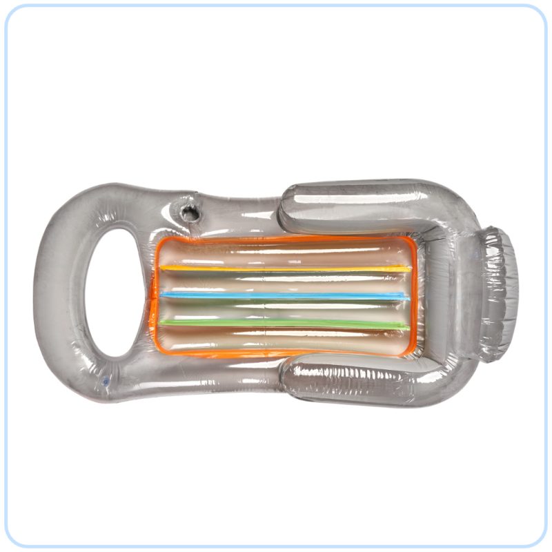 BESTWAY 43028 Ležaljka na napuhavanje, madrac, siva