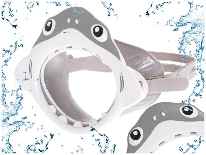 Maska za ronjenje za djecu s motivom morskog psa