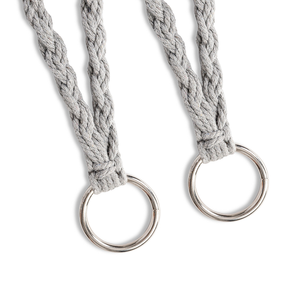 Vrtna ljuljačka Rodino gnijezdo s naslonom siva 80 cm 150 kg 3