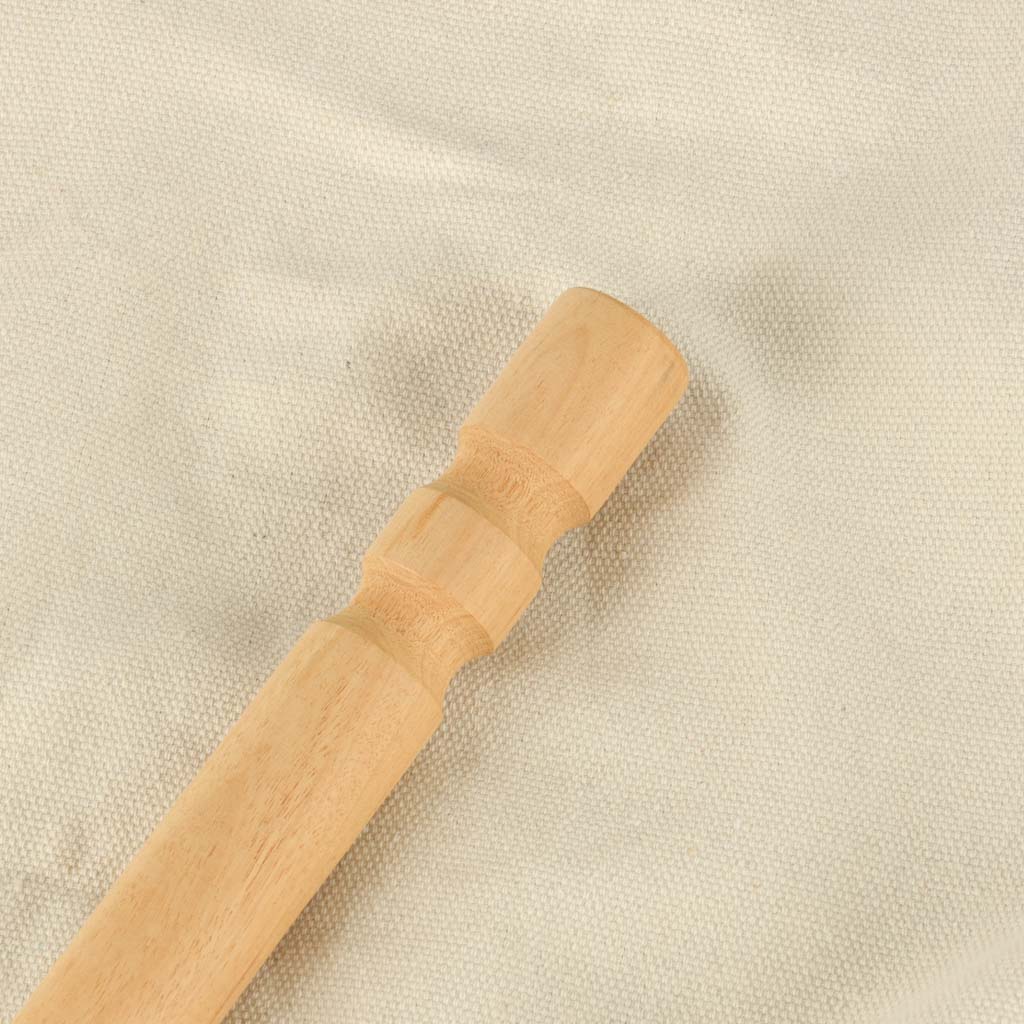 Brazilska viseća stolica s osloncem za noge 130 cm bež boje