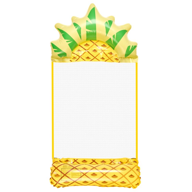 Napuhanac na plažu, madrac s mrežom, ležaljka za vodu, bazen, ananas